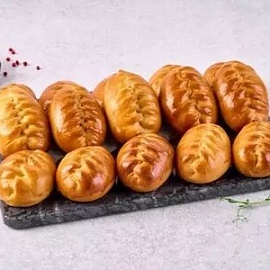 пирожки с капустой 10 шт (550 гр)